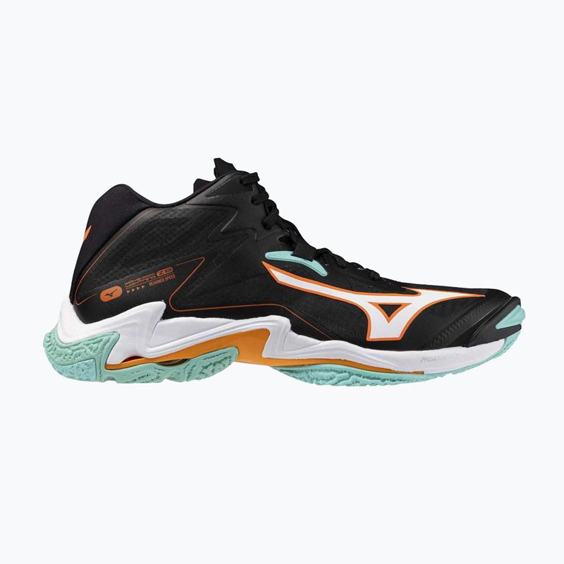 Volejbalové boty Mizuno Wave Lightning Z8 Mid black/tangelo/ice green