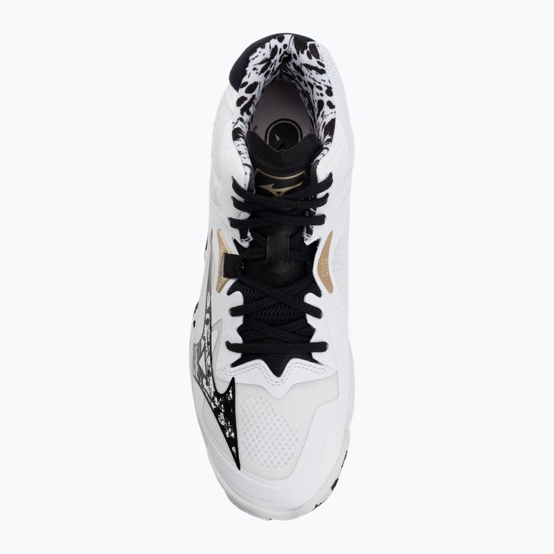 Volejbalové boty Mizuno Wave Lightning Z8 Mid white/black/ge gold 5