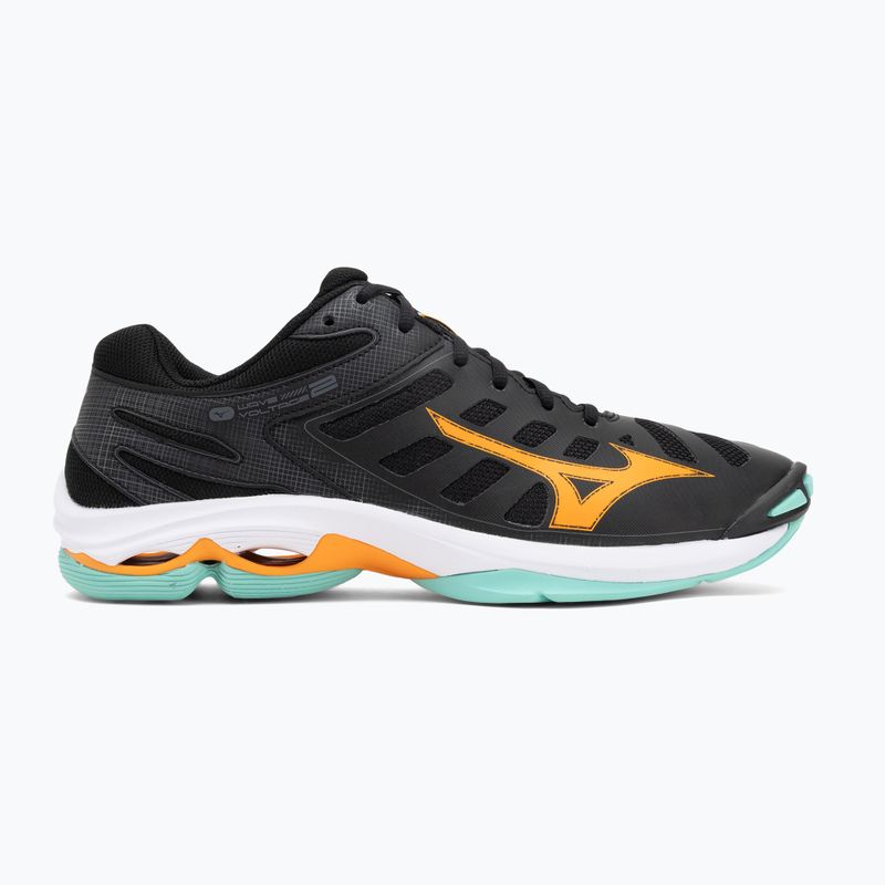 Volejbalové boty Mizuno Wave Voltage 2 black/tangelo/ice green 2