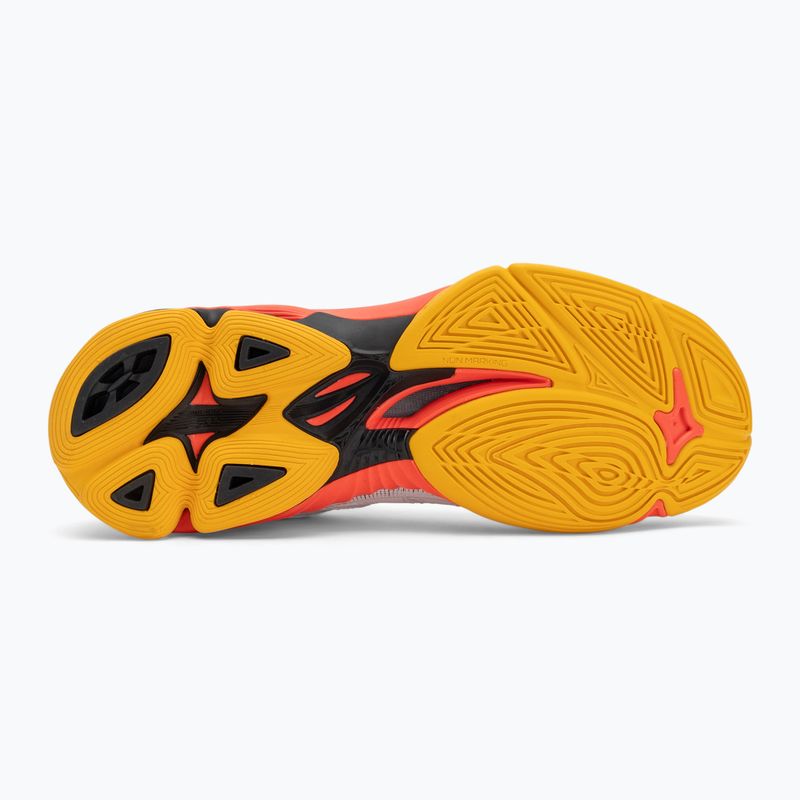 Volejbalové boty Mizuno Wave Voltage 2 white/fiery coral 2/citrus 4