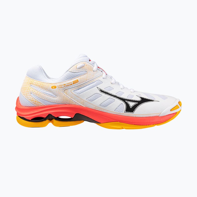 Volejbalové boty Mizuno Wave Voltage 2 white/fiery coral 2/citrus