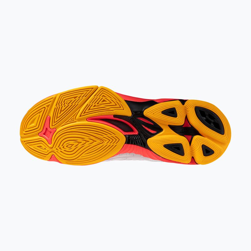 Volejbalové boty Mizuno Wave Voltage 2 white/fiery coral 2/citrus 4
