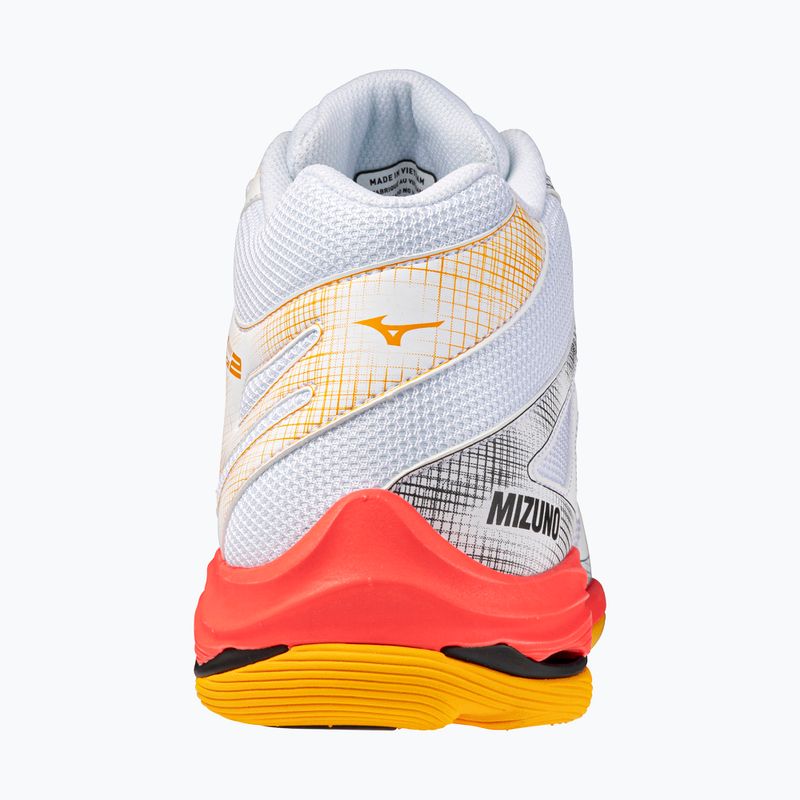 Volejbalové boty Mizuno Wave Voltage 2 Mid white/fiery coral 2/citrus 3