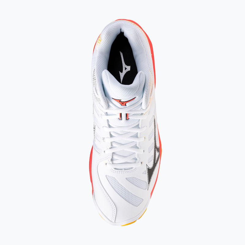 Volejbalové boty Mizuno Wave Voltage 2 Mid white/fiery coral 2/citrus 5