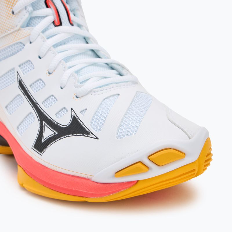 Volejbalové boty Mizuno Wave Voltage 2 Mid white/fiery coral 2/citrus 7