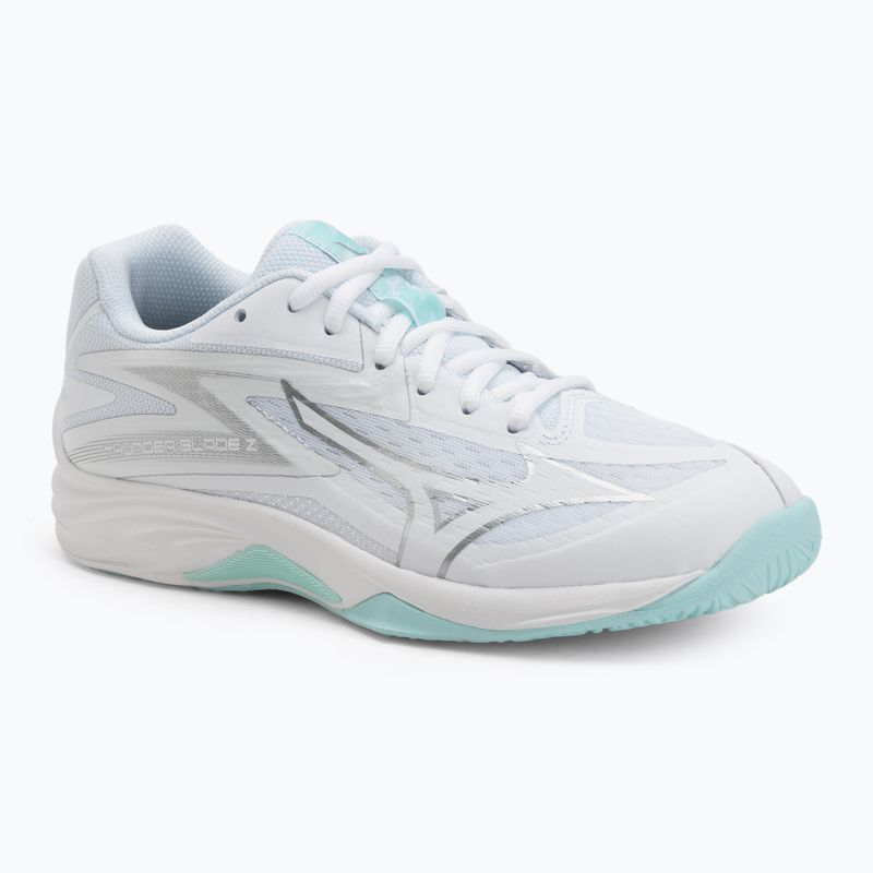Dámské volejbalové boty Mizuno Thunder Blade Z white/blue tint