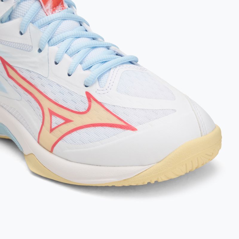 Dámské volejbalové boty Mizuno Thunder Blade Z Mid white/calypso coral/pale banana 7