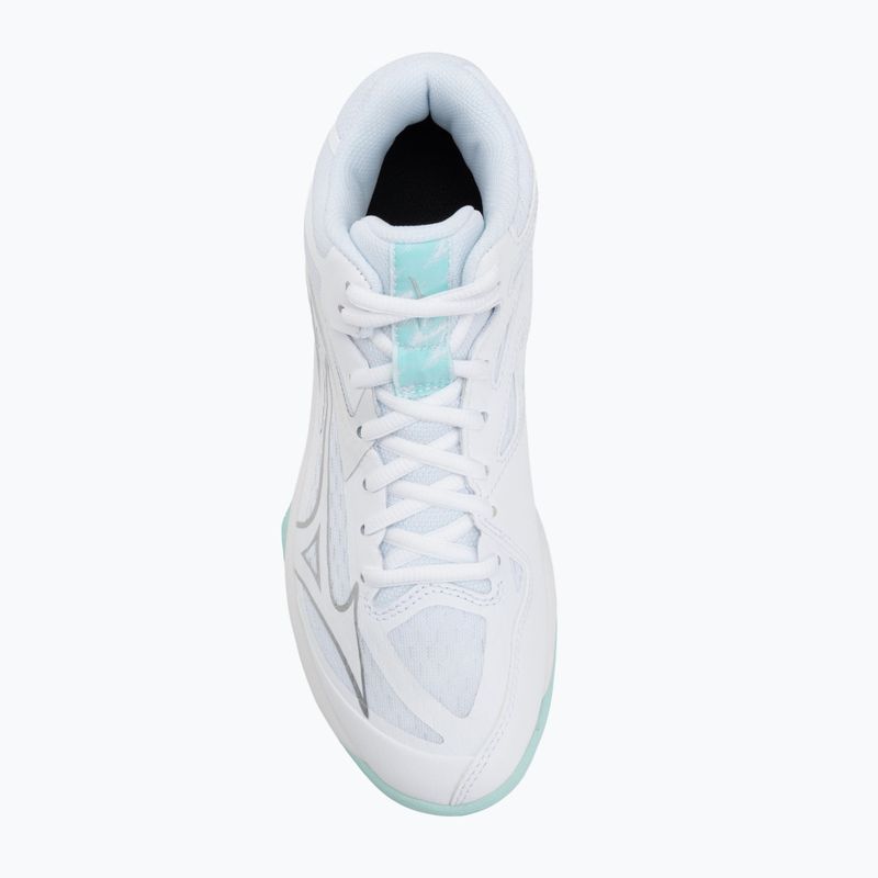 Dámské volejbalové boty Mizuno Thunder Blade Z Mid white/blue tint 5