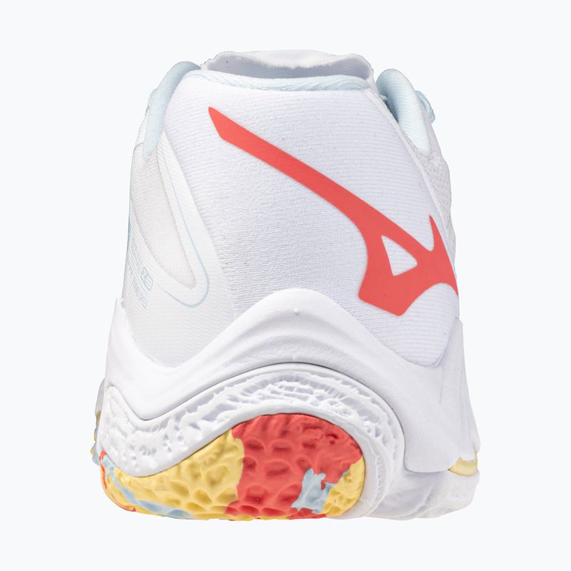 Dámské volejbalové boty Mizuno Wave Lightning Z8 white/calypso coral/pale banana 3