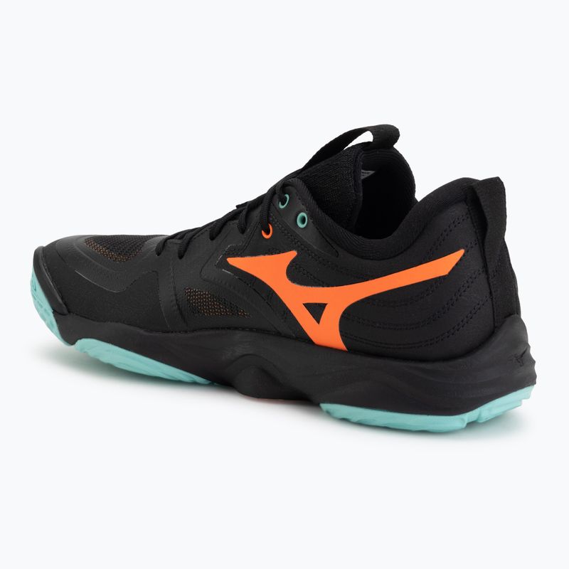Volejbalové boty Mizuno Wave Momentum Elite black/tangelo/ice green 3