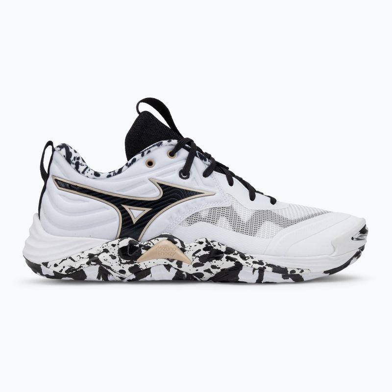 Volejbalové boty Mizuno Wave Momentum Elite white/black/gold 2