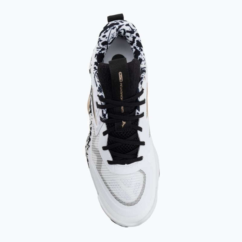 Volejbalové boty Mizuno Wave Momentum Elite white/black/gold 5