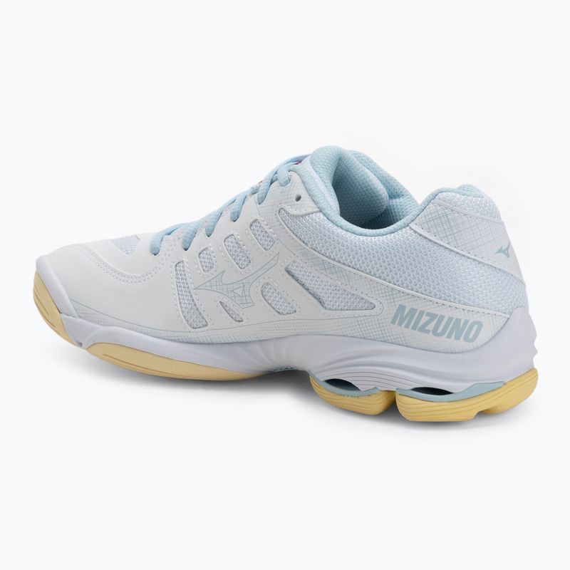 Dámské volejbalové boty Mizuno Wave Voltage 2 white/calypso coral/pale banana 3
