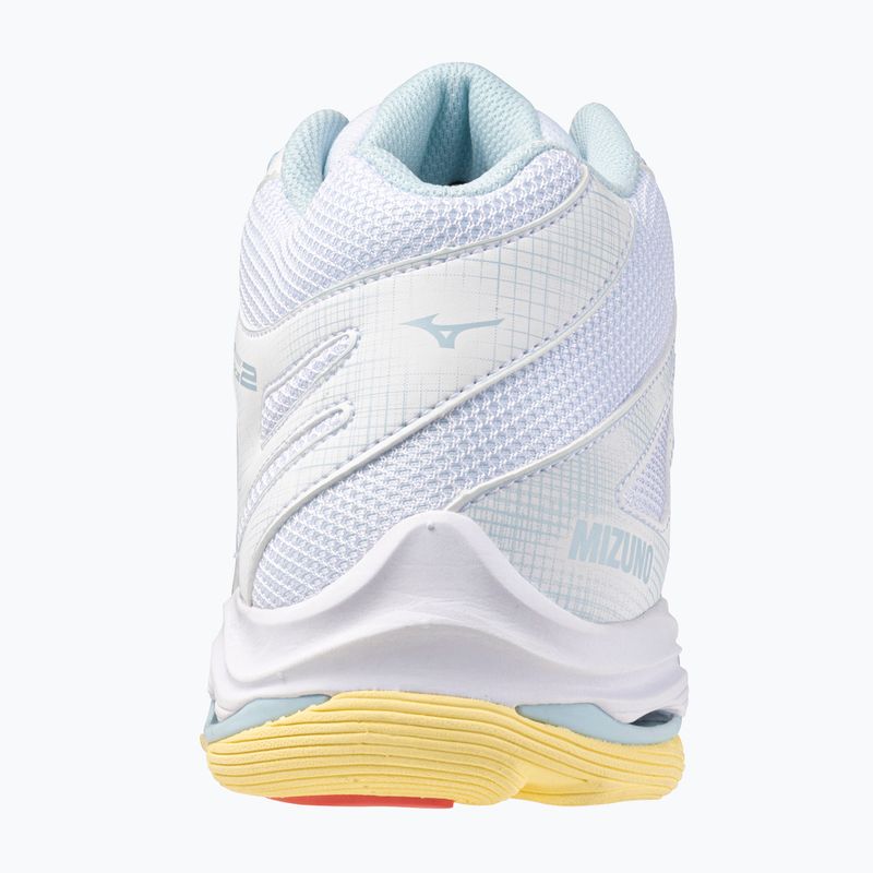 Dámské volejbalové boty Mizuno Wave Voltage 2 Mid white/calypso coral/pale banana 3