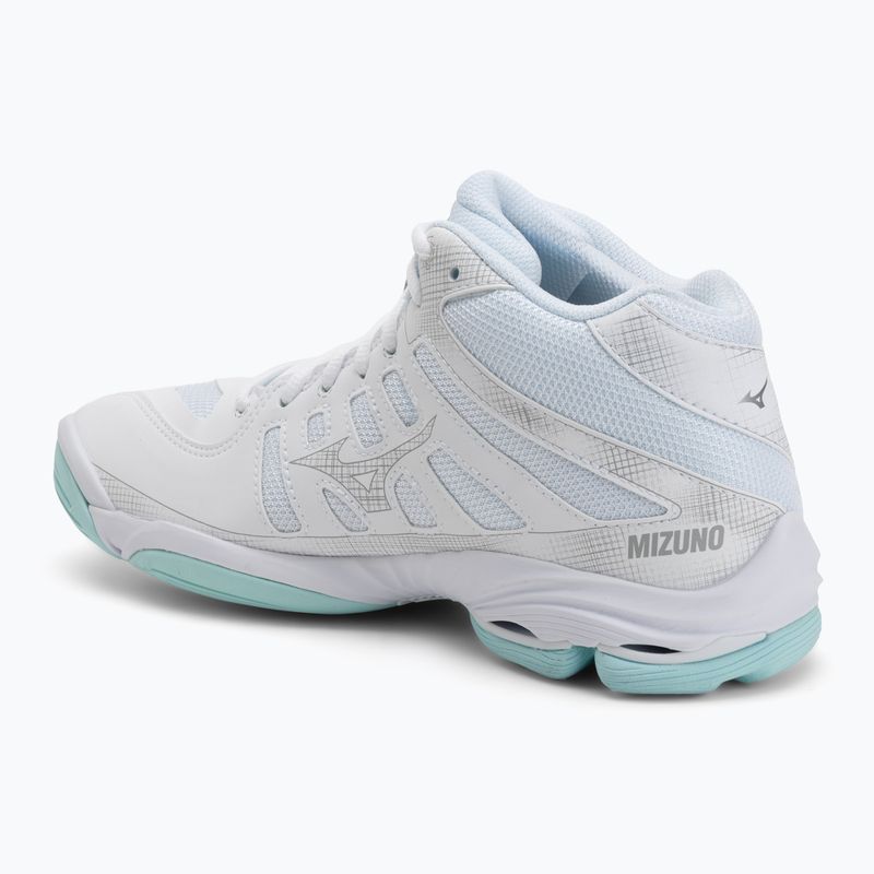 Dámské volejbalové boty Mizuno Wave Voltage 2 Mid white/blue tint 3