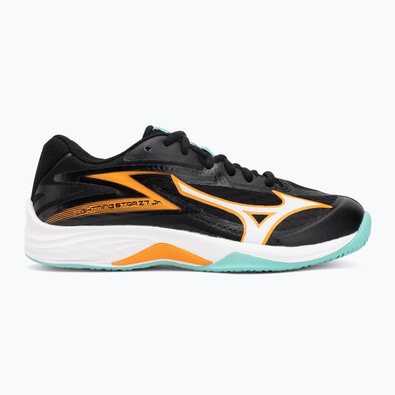 Dětské volejbalové boty Mizuno Lightning Star Z7 black/tangelo/ice green 2