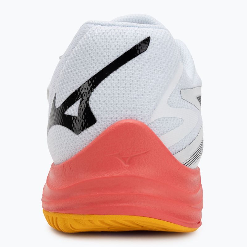 Dětské volejbalové boty Mizuno Lightning Star Z7 white/fiery coral 2/citrus 6