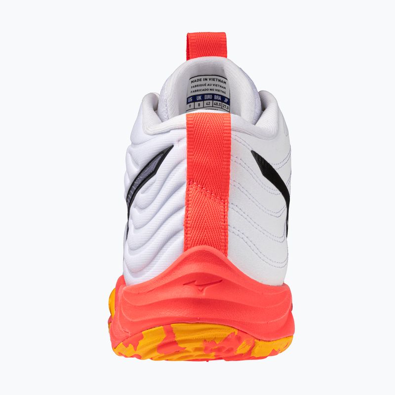 Volejbalové boty Mizuno Wave Momentum Elite Mid white/fiery coral 2/citrus 10