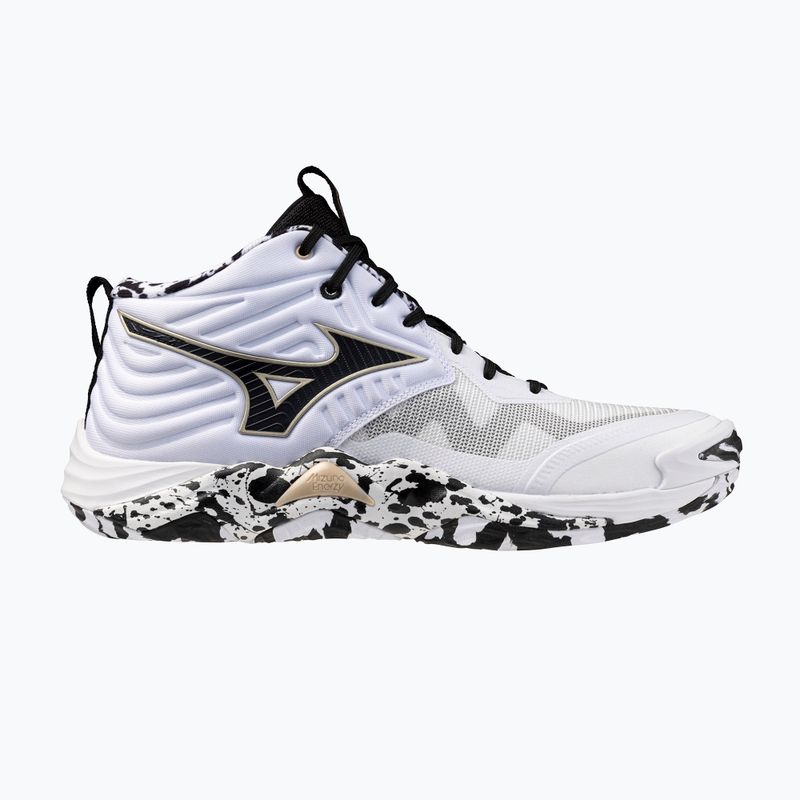 Volejbalové boty Mizuno Wave Momentum Elite Mid white/black/ge gold 8