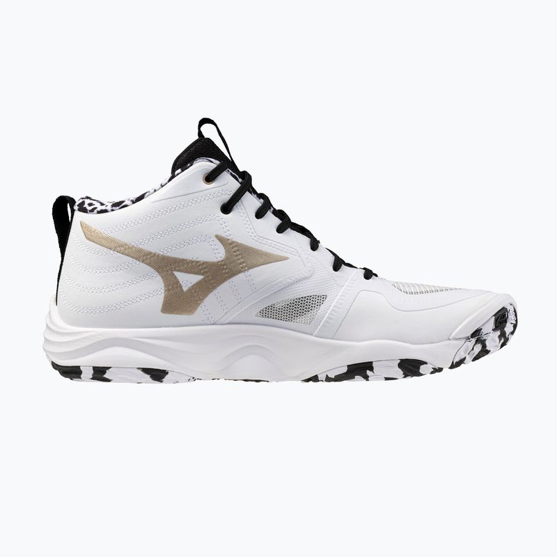 Volejbalové boty Mizuno Wave Momentum Elite Mid white/black/ge gold 9
