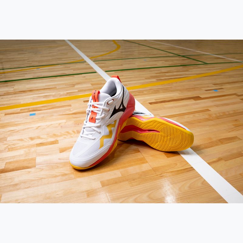 Volejbalové boty Mizuno Wave Momentum Pro white/fiery coral 2/citrus 6