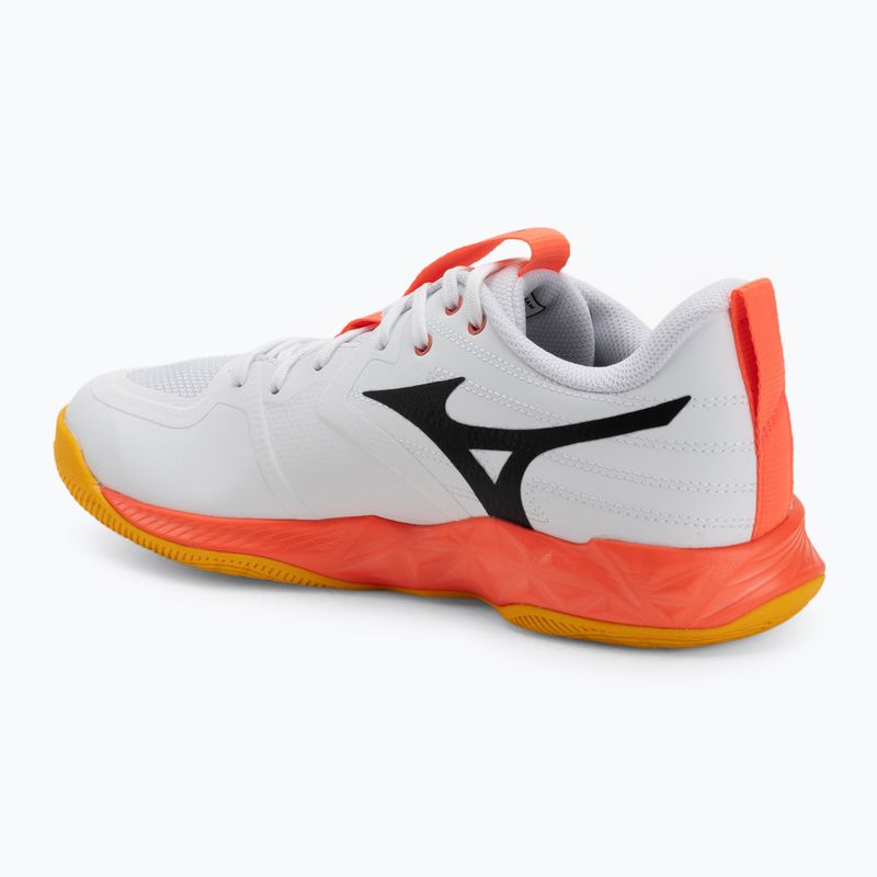 Volejbalové boty Mizuno Wave Momentum Pro white/fiery coral 2/citrus 3