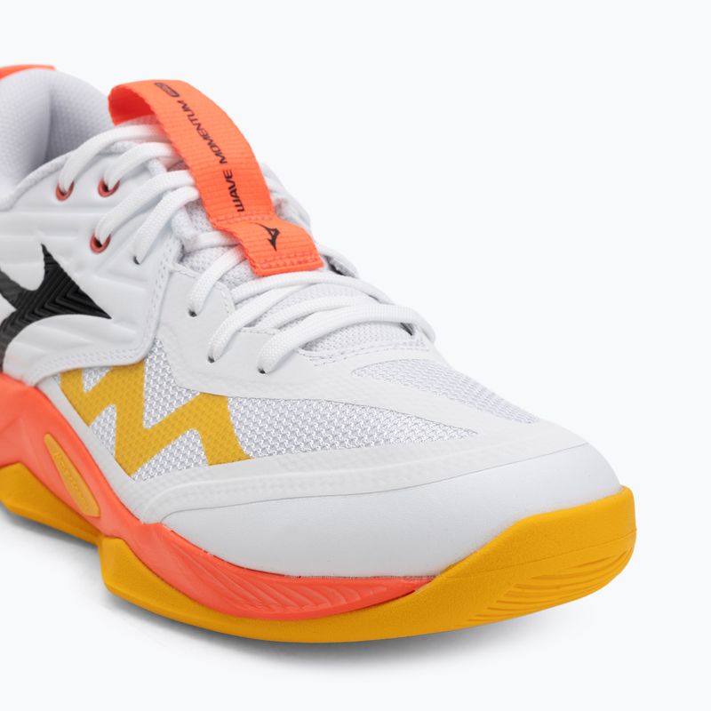 Volejbalové boty Mizuno Wave Momentum Pro white/fiery coral 2/citrus 7