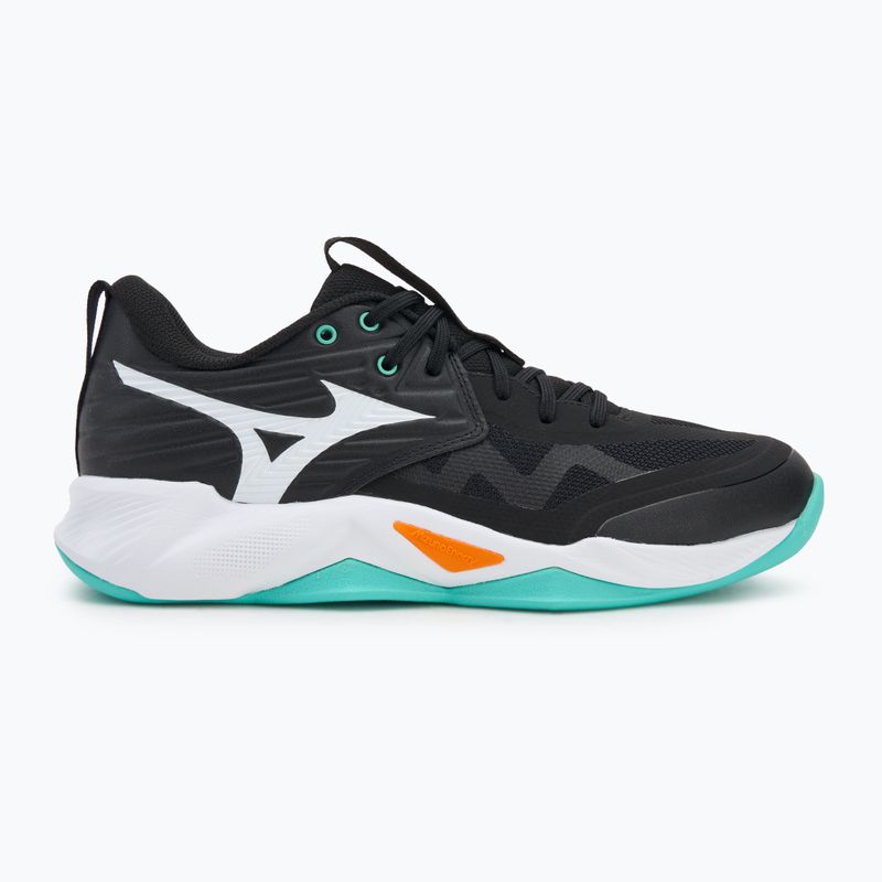 Volejbalové boty Mizuno Wave Momentum Pro black/tangelo/ice green 2