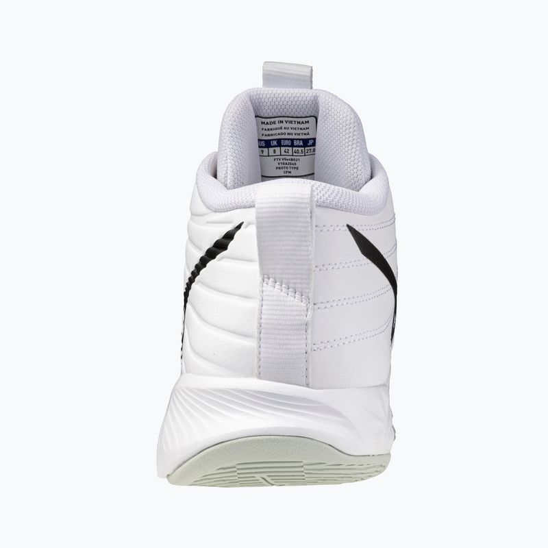 Volejbalové boty Mizuno Wave Momentum Pro Mid white/black/frozen emerald 10