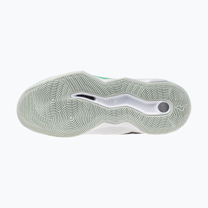 Volejbalové boty Mizuno Wave Momentum Pro Mid white/black/frozen emerald 11