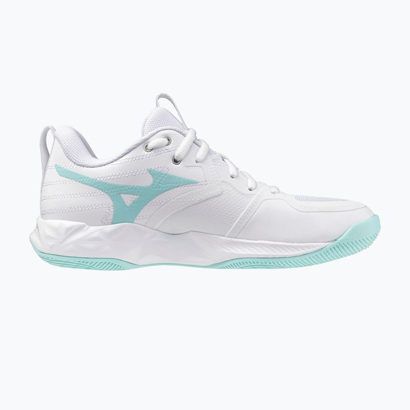 Dámské volejbalové boty Mizuno Wave Momentum Pro white/blue tint 2