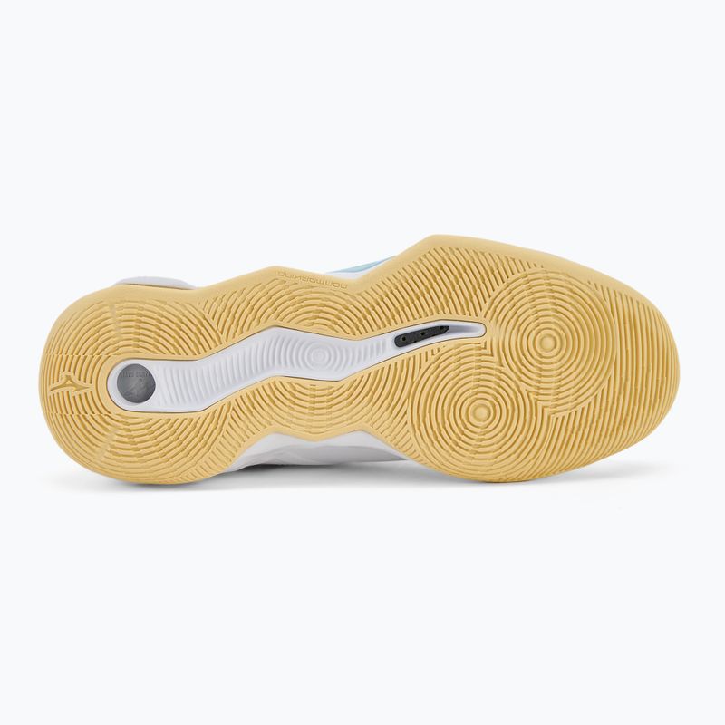 Dámské volejbalové boty Mizuno Wave Momentum Pro Mid white/calypso coral/pale banana 4