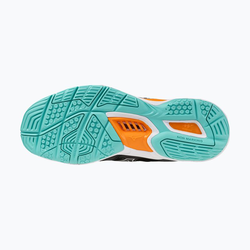 Házenkářské boty Mizuno Wave Phantom 3 black/tangelo/ice green 4