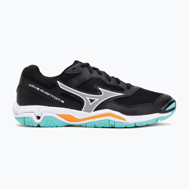 Házenkářské boty Mizuno Wave Phantom 3 black/tangelo/ice green 2