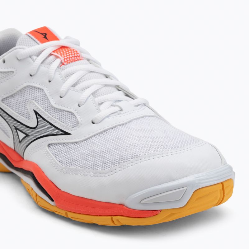 Házenkářské boty Mizuno Wave Phantom 3 white/fiery coral 2/citrus 7