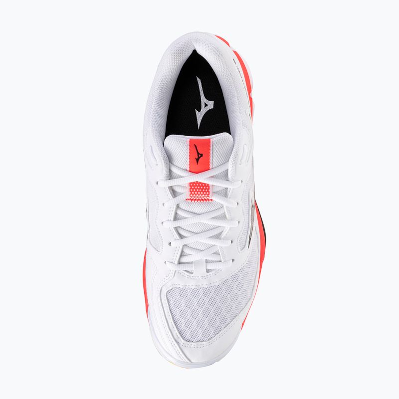 Házenkářské boty Mizuno Wave Phantom 3 white/fiery coral 2/citrus 5