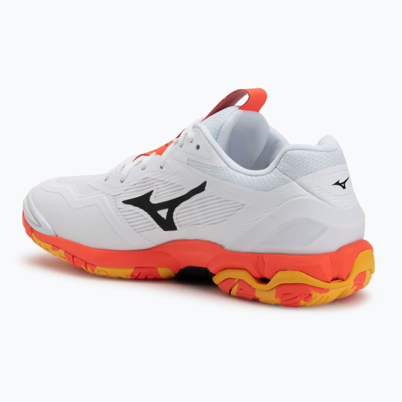 Házenkářské boty Mizuno Wave Stealth 6 white/fiery coral 2/citrus 3