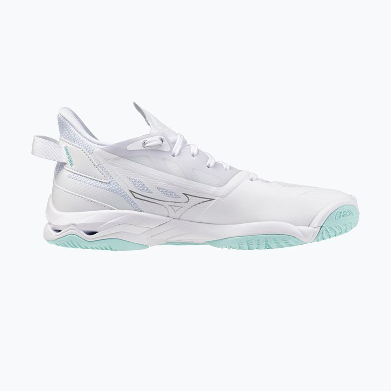 Dámské házenkářské boty Mizuno Wave Mirage 5 white/blue tint 2
