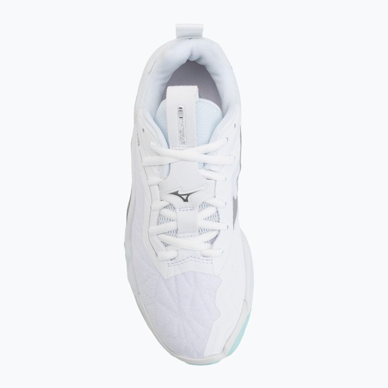 Dámské házenkářské boty Mizuno Wave Stealth Neo 2 white/blue tint 5