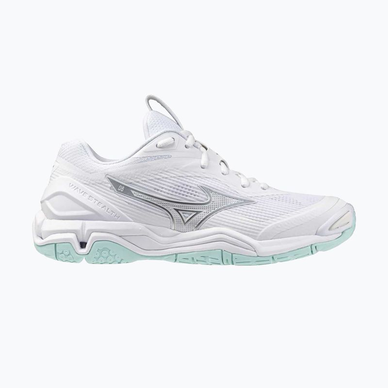 Dámské házenkářské boty Mizuno Wave Stealth 6 white/blue tint 8