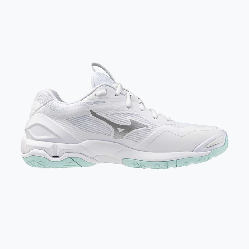 Dámské házenkářské boty Mizuno Wave Stealth 6 white/blue tint 9
