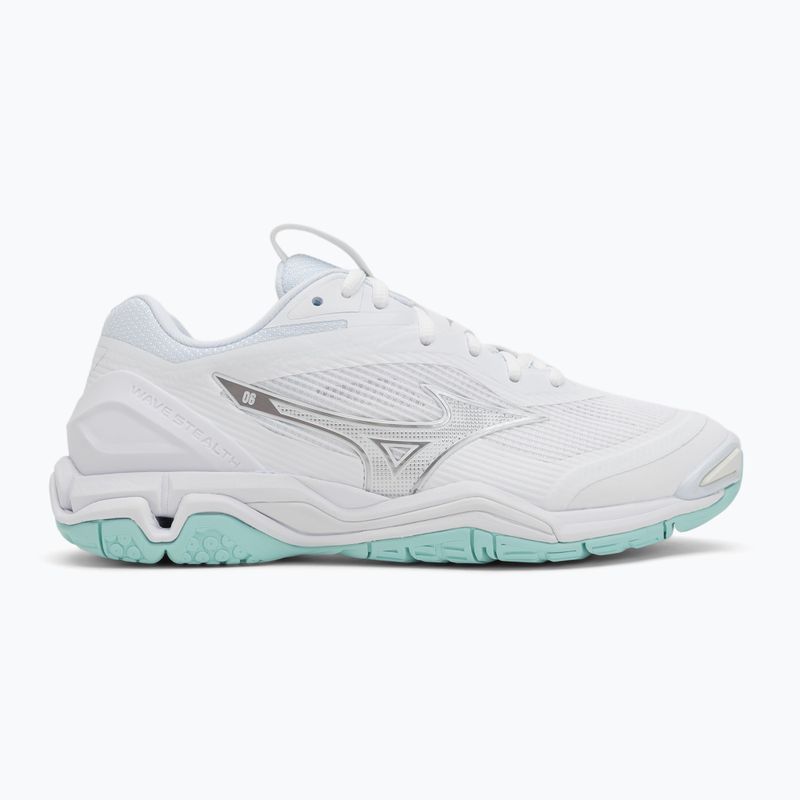 Dámské házenkářské boty Mizuno Wave Stealth 6 white/blue tint 2