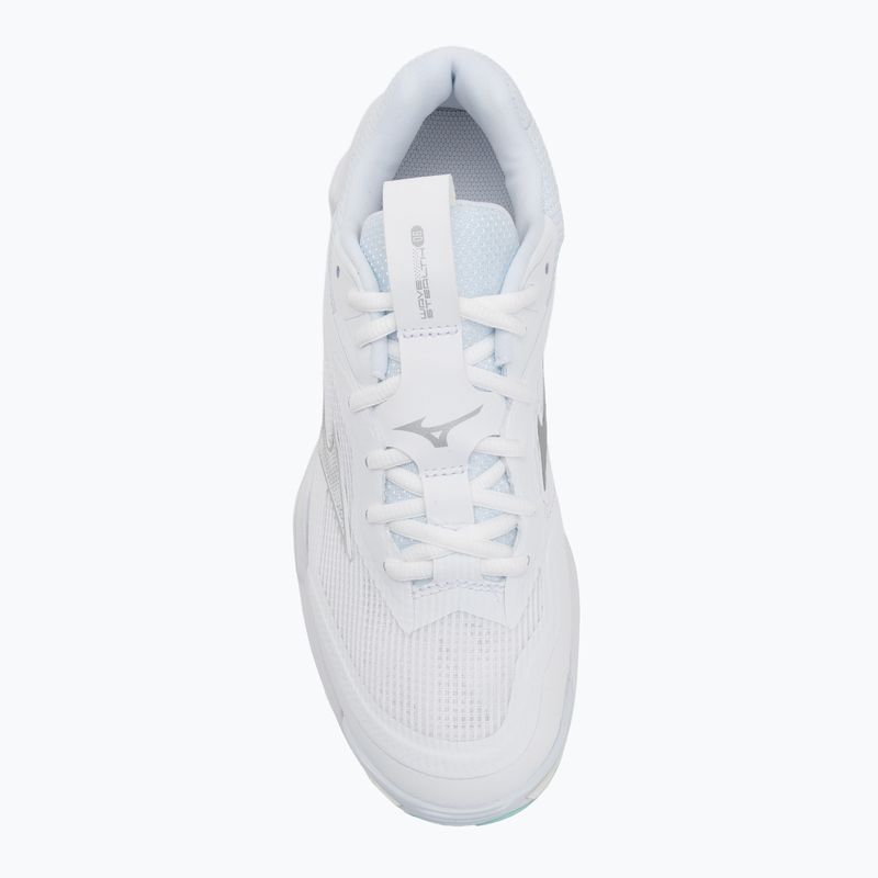 Dámské házenkářské boty Mizuno Wave Stealth 6 white/blue tint 5