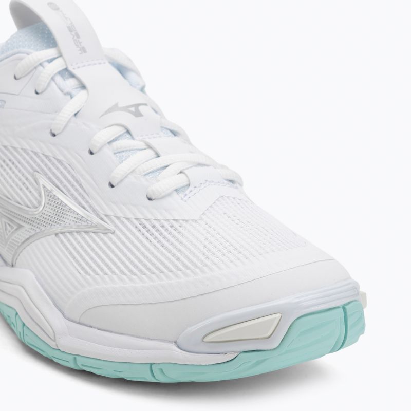 Dámské házenkářské boty Mizuno Wave Stealth 6 white/blue tint 7