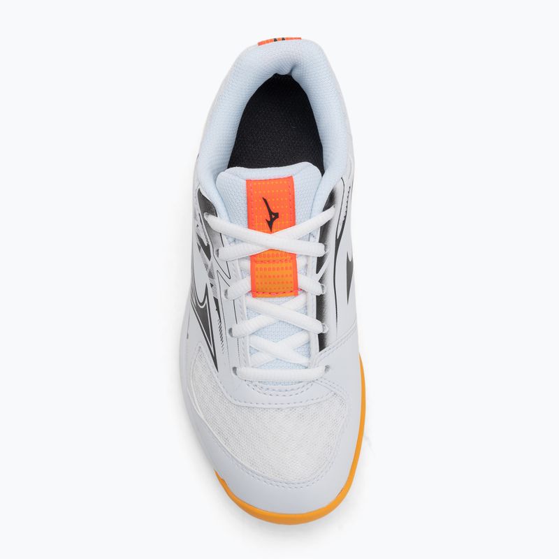 Dětské boty Mizuno Stealth Star 3 white/fiery coral 2/citrus 5