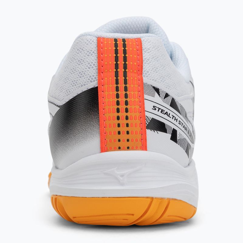 Dětské boty Mizuno Stealth Star 3 white/fiery coral 2/citrus 6