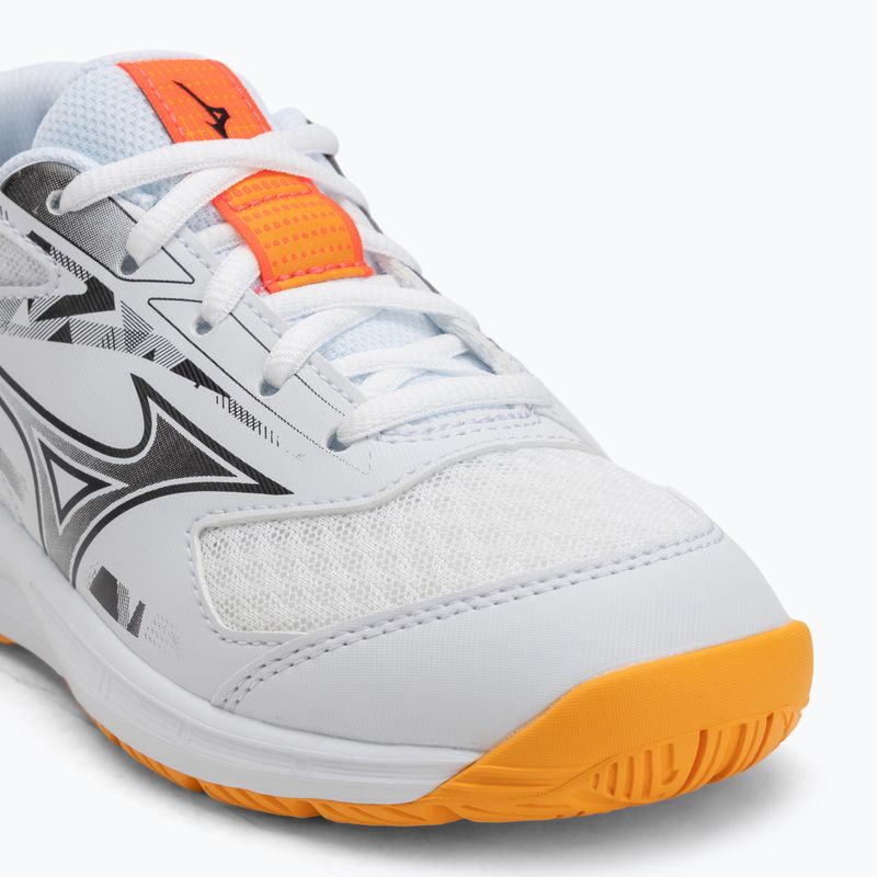 Dětské boty Mizuno Stealth Star 3 white/fiery coral 2/citrus 7