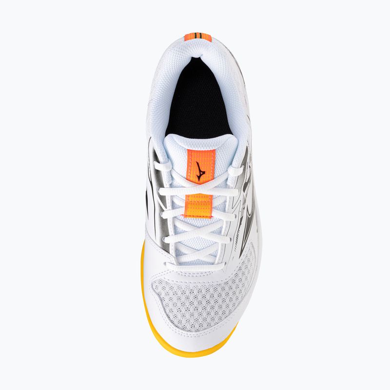 Dětské boty Mizuno Stealth Star 3 white/fiery coral 2/citrus 5