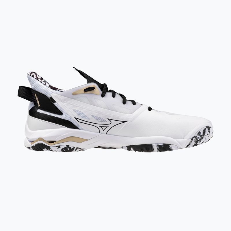 Boty na házenou Mizuno Wave Mirage 5 white/black/ge gold 2