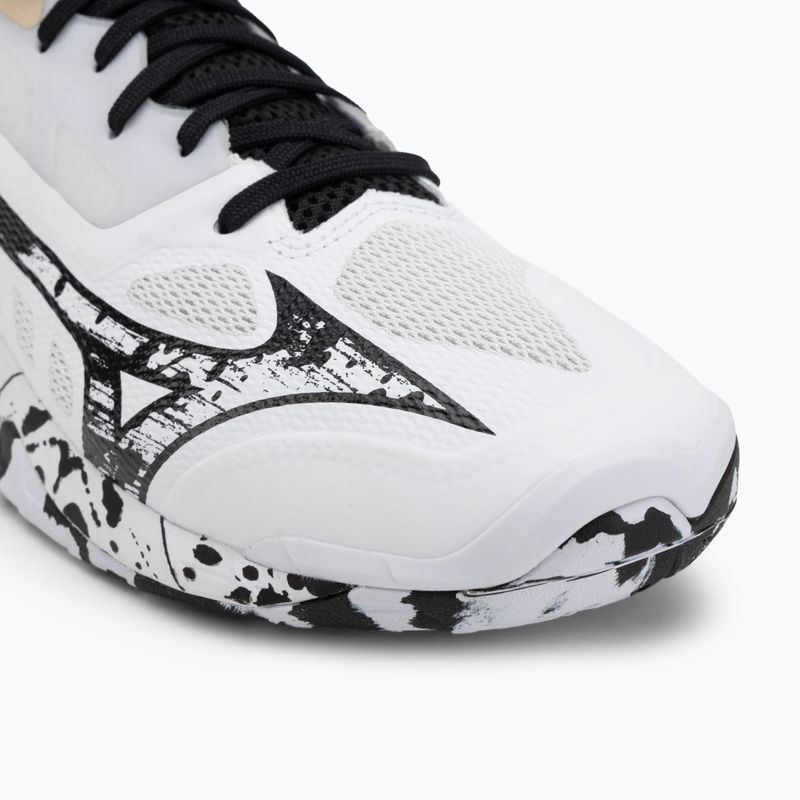 Boty na házenou Mizuno Wave Mirage 5 white/black/ge gold 7